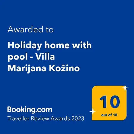 Holiday Home With Pool - Villa Marijana Kozino Kozino